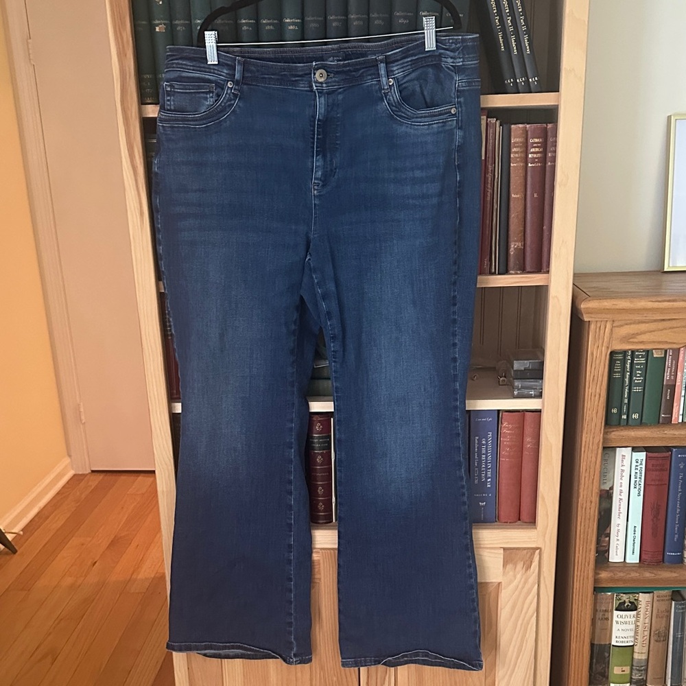J. Jill Dark Blue Flare Jeans